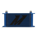 Mishimoto Universal 19 Row Oil Cooler - Blue