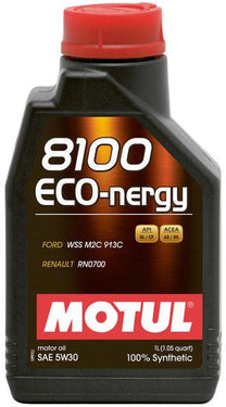 Motul 5L Synthetic Engine Oil 8100 5W30 ECO-NERGY - Ford 913C