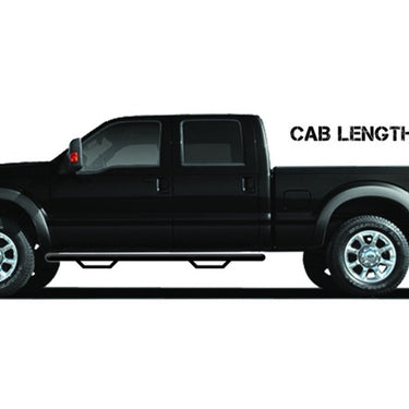 N-Fab Nerf Step 09-14 Ford F-150/Raptor/Lobo SuperCrew - Tex. Black - Cab Length - 3in