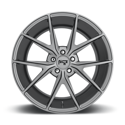 Niche 1PC M116 MISANO 20x10 Matte Gun Metal 5x114.3 40mm