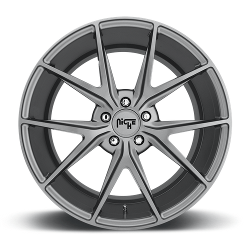 Niche 1PC M116 MISANO 20x9 Matte Gun Metal 5x114.3 35mm