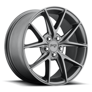 Niche 1PC M116 MISANO 19x9.5 Matte Gun Metal 5x114.3 35mm