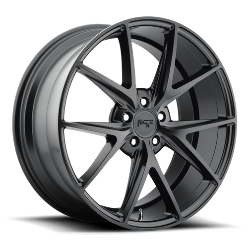 Niche 1PC M117 MISANO 18x8 Matte Black 5x114.3 40mm