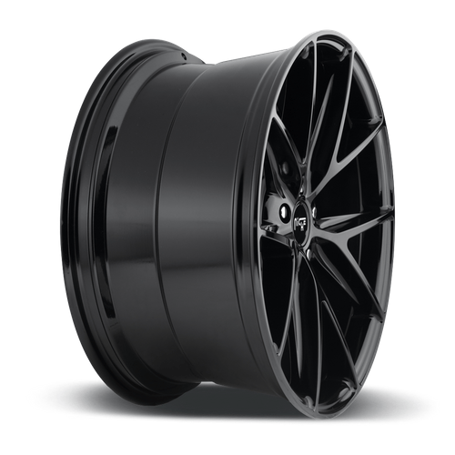 Niche 1PC M119 MISANO 20x9 Gloss Black 5x114.3 35mm