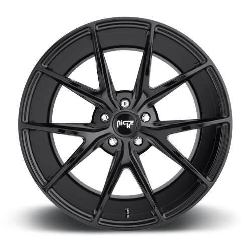 Niche 1PC M119 MISANO 20x10 Gloss Black 5x114.3 40mm