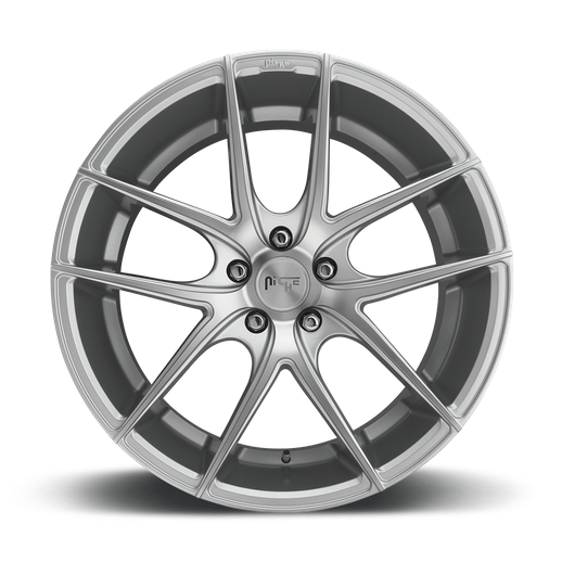 Niche 1PC M131 TARGA 20x10 Gloss Silver Machined 5x114.3 40mm
