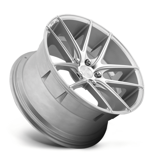 Niche 1PC M131 TARGA 20x8.5 Gloss Silver Machined 5x114.3 42mm