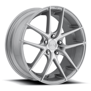 Niche 1PC M131 TARGA 20x8.5 Gloss Silver Machined 5x114.3 42mm