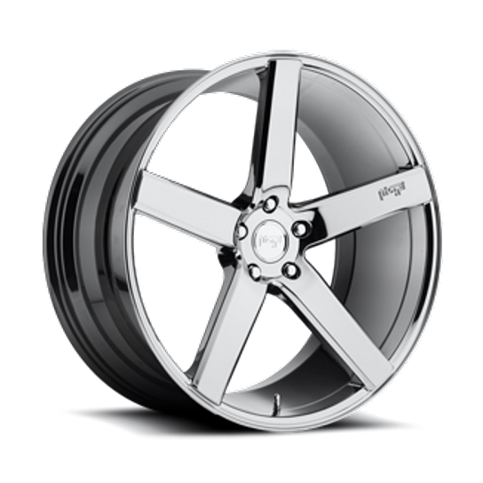 Niche 1PC M132 MILAN 20x8.5 Chrome Plated 5x114.3 35mm