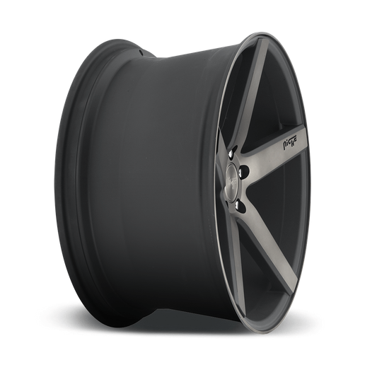Niche 1PC M134 MILAN 20x10 Matte Black Ddt Machined 5x114.3 40mm