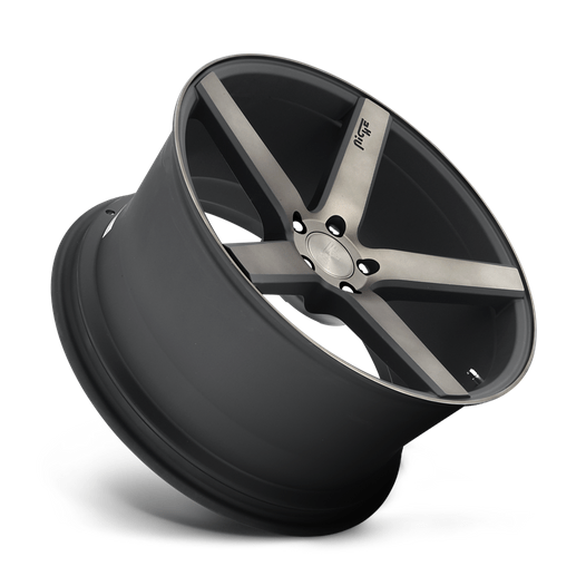 Niche 1PC M134 MILAN 20x10 Matte Black Ddt Machined 5x114.3 40mm