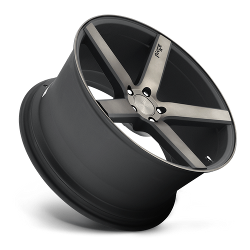 Niche 1PC M134 MILAN 20x8.5 Matte Black Ddt Machined 5x114.3 45mm