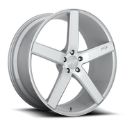 Niche 1PC M135 MILAN 20x8.5 Gloss Silver Machined 5x114.3 35mm
