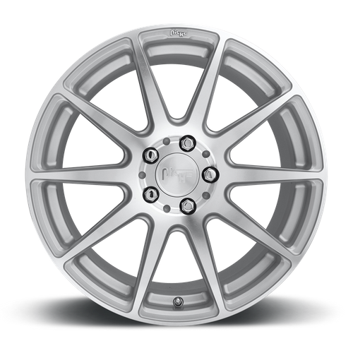Niche 1PC M146 ESSEN 20x10 Gloss Silver Machined 5x114.3 40mm