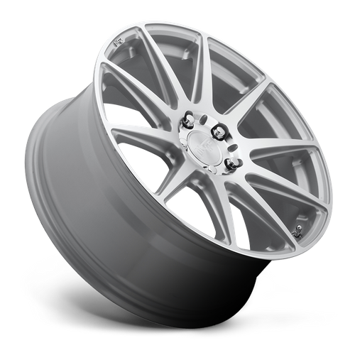 Niche 1PC M146 ESSEN 20x10 Gloss Silver Machined 5x114.3 40mm