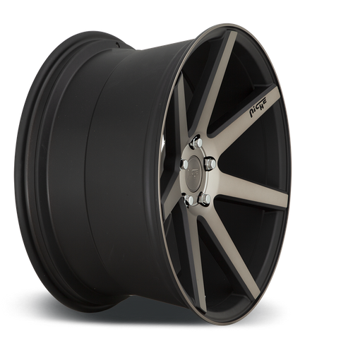Niche 1PC M150 VERONA 20x9 Matte Black Machined 5x114.3 35mm