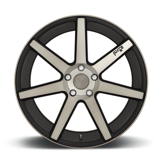 Niche 1PC M150 VERONA 20x10 Matte Black Machined 5x114.3 40mm