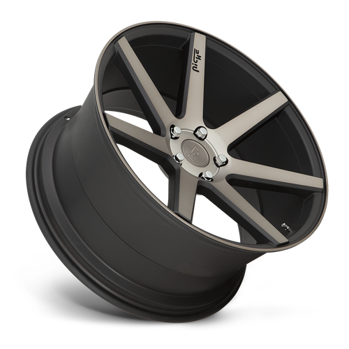 Niche 1PC M150 VERONA 20x9 Matte Black Machined 5x114.3 35mm