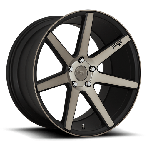 Niche 1PC M150 VERONA 18x8 Matte Black Machined 5x114.3 40mm