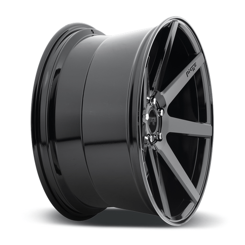 Niche 1PC M168 VERONA 20x9 Gloss Black 5x114.3 35mm