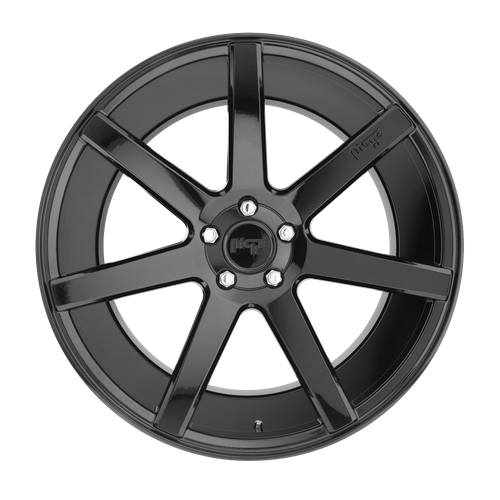 Niche 1PC M168 VERONA 18x8 Gloss Black 5x114.3 40mm