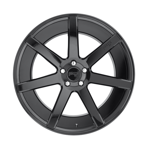 Niche 1PC M168 VERONA 19x9.5 Gloss Black 5x114.3 35mm