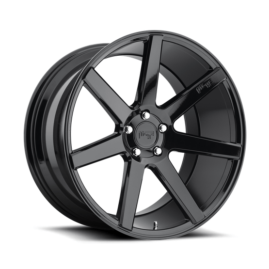 Niche 1PC M168 VERONA 19x9.5 Gloss Black 5x114.3 35mm