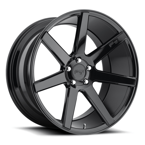 Niche 1PC M168 VERONA 20x9 Gloss Black 5x114.3 35mm