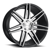 Niche 1PC M178 TRENTO 20x9 Gloss Black Brushed 5x114.3 35mm