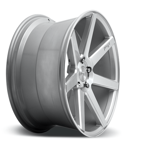 Niche 1PC M179 VERONA 20x10 Gloss Silver Machined 5x114.3 40mm