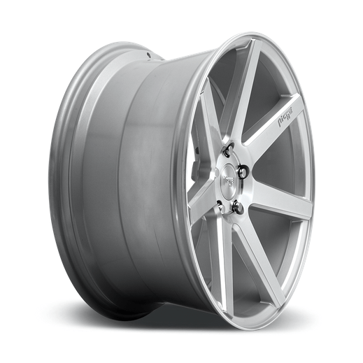 Niche 1PC M179 VERONA 20x10 Gloss Silver Machined 5x114.3 40mm