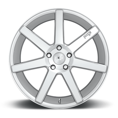 Niche 1PC M179 VERONA 20x9 Gloss Silver Machined 5x114.3 35mm