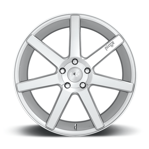 Niche 1PC M179 VERONA 19x8.5 Gloss Silver Machined 5x114.3 35mm