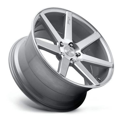 Niche 1PC M179 VERONA 20x10 Gloss Silver Machined 5x114.3 40mm