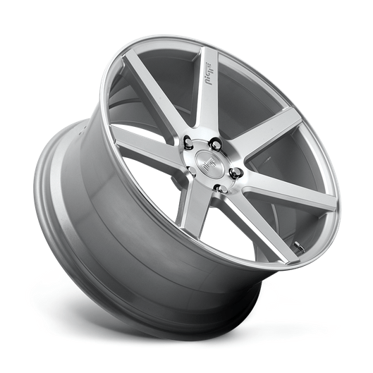 Niche 1PC M179 VERONA 19x8.5 Gloss Silver Machined 5x114.3 35mm