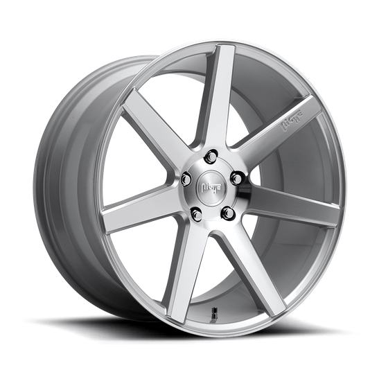 Niche 1PC M179 VERONA 20x10.5 Gloss Silver Machined 5x114.3 30mm