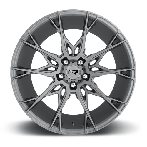 Niche 1PC M182 STACCATO 20x10 Matte Anthracite 5x114.3 40mm