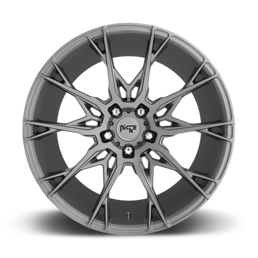 Niche 1PC M182 STACCATO 20x10 Matte Anthracite 5x114.3 40mm