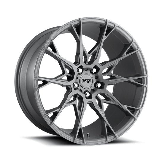 Niche 1PC M182 STACCATO 20x10 Matte Anthracite 5x114.3 40mm