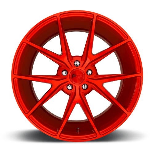 Niche 1PC M186 MISANO 20x9 Candy Red 5x114.3 35mm