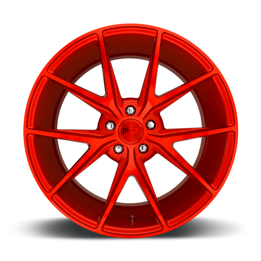 Niche 1PC M186 MISANO 20x9 Candy Red 5x114.3 35mm
