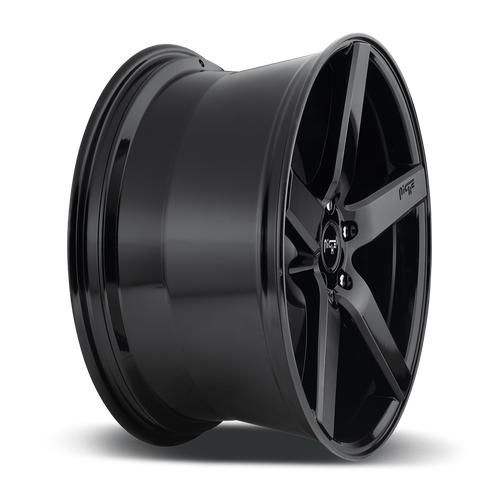 Niche 1PC M188 MILAN 20x10 Gloss Black 5x114.3 40mm