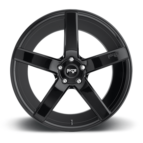 Niche 1PC M188 MILAN 20x10 Gloss Black 5x114.3 40mm