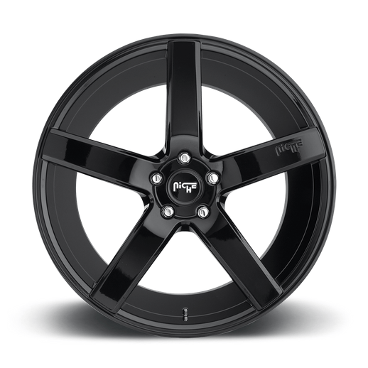 Niche 1PC M188 MILAN 20x10 Gloss Black 5x114.3 40mm