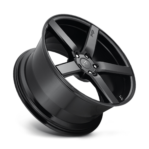 Niche 1PC M188 MILAN 20x10 Gloss Black 5x114.3 40mm