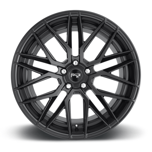 Niche 1PC M190 GAMMA 20x9 Matte Black 5x114.3 35mm