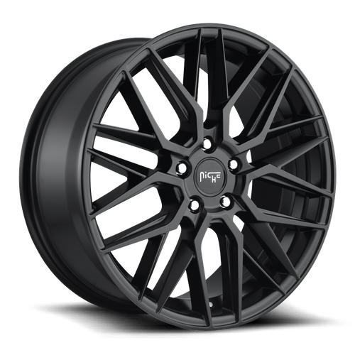 Niche 1PC M190 GAMMA 18x8 Matte Black 5x114.3 40mm