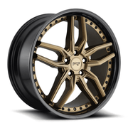 Niche 1PC M195 METHOS 20x9 Matte Bronze Black Bead Ring 5x114.3 35mm