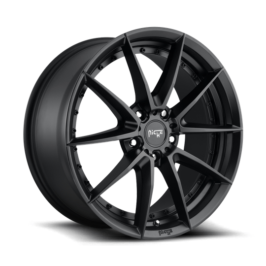 Niche 1PC M196 SECTOR 20x10.5 Matte Black 5x114.3 40mm