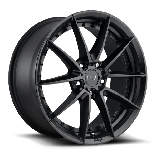 Niche 1PC M196 SECTOR 20x9 Matte Black 5x114.3 35mm